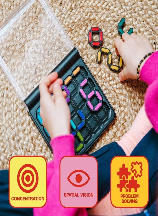 تيك تافاكال لعبة ألغاز الذكاء TEC TAVAKKAL للأطفال، لعبة ألغاز منطقية ثلاثية الأبعاد محمولة، 120 تحديًا، لعبة تعليمية للسفر لتنمية الدماغ وحل المشكلات للأطفال والكبار (ألغاز الذكاء الهرمية). - Image 3